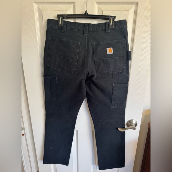 Carhartt Rugged Flex Straight Fit Duck Double Front Tapered Leg Work Pants - Picture 2 of 3